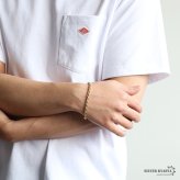 ペーパーチェーンブレスレット 六字真言 小粒 ストーンブレスレット ゴールド 18KGP ホワイトメタル 梵字 細身 二重ロック キラキラ 煌めく 高級感 重厚感 かっこいい メンズ 男性