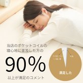 ポケットコイルマットレス 日本製 抗菌 衛生 プレミアム サイズ (S)SS ショート・セミシングル レポケットコイルマットレス 夜香ハイグレード 国産 防ダニ ポケットコイル マットレス スプリングマットレス ポケットマットレス 新生活
