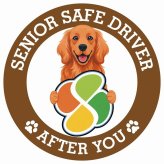カーサイン 高齢者マーク SENIOR SAFE DRIVER アイリッシュセター ステッカー シール 直径13cm 肉球 日本製 車