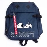 ピーナッツ スヌーピー スクエアリュック さがら刺繍 ねそべりスヌーピー ネイビー グッズ  (MCOR)ホワイトデー ギフト チョコ 男の子 女の子