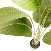 観葉植物 造花 トラベラーズパーム BROWN 全高約120cm 大型 フェイクグリーン 本物そっくり おしゃれ インテリア 人工観葉植物 アーティフィシャルグリーン オフィス 店舗 ホテル 開店祝い 室内 旅人の木 タビビトノキ フェイク