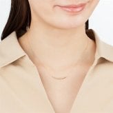 【無料ラッピング】  ヨンドシー 4℃ EAU DOUCE4℃【4月誕生石】K10 イエローゴールド ネックレス ダイヤモンド レディース ブランド 正規品 新品 ギフト プレゼント 人気 おすすめ 誕生日 記念日 クリスマス 送料無料