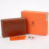 ベリーズヨーク　BELLIES YORK　コンパクト財布　二つ折り財布　BYTM1916BR　ブラウン　茶色　ベジタブルタンニン　イタリアンレザー　牛革　”エイジングを楽しむ革小物”