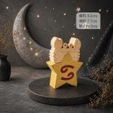 国産ヒノキ 星座の組み木｜蟹座 ♋｜6/22〜7/22生まれ｜木製インテリア・誕生日プレゼント
