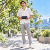 LANVINenBlue ランバンオンブルー ロングウォレット 財布 ウォレット アドニス 長財布  メンズ 普段使い 牛革 レザー
