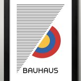 日本製 バウハウス BAUHAUS ミッドセンチュリー A3 サイズ ポスター アート おしゃれ 絵画 インテリア 北欧 イラスト マット紙 艶消し アートパネル 額 フレーム デザイン 壁掛け ギフト 新築祝い ディスプレイ  速達 送料無料