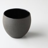 炭化土丸カップ（黒） 陶器 美濃焼 やきものの里から、暮らしを贈ります。　ギフト 食器 セット テーブルウェア