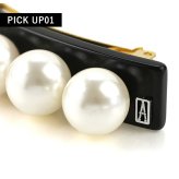 アレクサンドル ドゥ パリ バレッタ レディース ブランド ALEXANDRE DE PARIS ペルル 人工真珠 AA6-16919 ヘアアクセサリー 選べるモデル