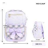 NICECLAUP イリス デイパック 15L リュックサック 大容量 かばん カバン 鞄 バッグ 普段使い 使いやすい キッズ 女の子 ギフト プレゼント ブラック nc424