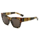 バーバリー BURBERRY サングラス アジアンフィット UVカット アイウェア キャットアイ 0BE4449F 414673 53 メンズ レディース ユニセックス チェックサンド+ダークブラウン 海外正規品