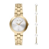 A|X アルマーニ エクスチェンジ ARMANI EXCHANGE 腕時計 レディース ステンレス AX7185SET 【2026 新作】