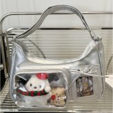 推し活 バッグ ぬいショルダー 通販 ミニショルダーバッグ クリアポケット 推し活グッズ オタ活 ぬいぐるみショルダー ショルダーバック 斜めがけバッグ 見せバッグ トレカケース デコバッグ かばん バック 小さめかばん シンプル レディースバッグ おしゃれ