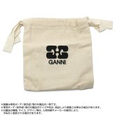 ガニー GANNI カードケース カードホルダー キーリング付き A6395-099 Card Holder レディース ブラック 海外正規品