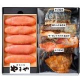 やまや 辛子明太子・レンジで簡単焼魚詰合わせ (38326) [お中元][お歳暮] ※送料無料(北海道・沖縄・離島への配送不可)