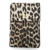 ガニー GANNI 財布 小銭入れ付き 二つ折り財布 B3010041-859 Bou Travel Wallet レディース アーモンドミルク（レオパード）海外正規品