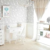 ３段シェルフ かわいい キャビネット かご収納付き チェスト アンティーク風 オープンシェルフ フレンチシリーズ ３段チェスト 輸入家具 木製 ホワイト 白家具 ロココ調 姫系 姫家具 猫足 アンティーク リボン フレンチカントリー
