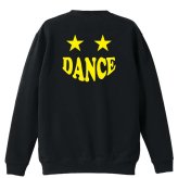 ダンス トレーナー スウェット メンズ レディース ジュニア 裏パイル 練習着 おもしろ 名入れ おしゃれ 文字入れ無料 綿100% キッズ 大きいサイズ 「スマイルダンススター」 アートワークスコウベ 【送料無料】