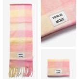 【正規品】 バーブ トゥ ドゥ VERB TO DO SCARF マフラー C-SCARF スカーフ レディース チェック 大判 フリンジ ファッション小物