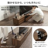 テレビ台 テレビボード ローボード 背面収納TVボード-ロビン クローズタイプ 幅180cm リビングボード 北欧 モダン キャスター付き テレビラック リビング収納 TV台 AVボード 収納 パソコン台 おしゃれ 新生活