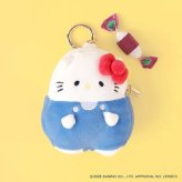 PUKUMARU チャームポーチ ぷくまる サンリオ ミニポーチ バッグチャーム 小物入れ キーホルダー マスコットポーチ シナモロール クロミ ハローキティ ポムポムプリン マイメロディ ポチャッコ ハンギョドン ウサハナ キャラクター かわいい 高校生 鍵
