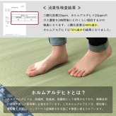 夏ラグ 夏用カーペット 純国産 い草 上敷き はっ水 カーペット 双目織 三六間3畳(約182×273cm）