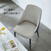 光沢天板ダイニングテーブル＆チェア-ネイビー - 5点セット 140cm 新生活
