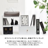 BF DECO 卓上伸縮ラック BFLS0408 デスクラック スパイスラック 幅32.5～58.5cm 奥行22cm 高さ35cm リビング収納 卓上 カウンター ミニ食器棚 棚 伸縮キッチンラック すき間収納 デスク上 ラック 小物収納 おしゃれ 新生活
