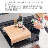収納家具 ラック コンロカバー コンロ 1口コンロカバー キッチン ガスコンロ IH 1口 一口 コンロ台 流し台 カバー おしゃれ 一人暮らし 収納 木目柄 作業台 テーブル ナチュラル ブラウン TEER［ティール］