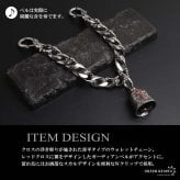 ステンレス 重厚 ウォレットチェーン メンズ 財布 クロス 喜平チェーン シルバー 十字架 316L ごつめ 唐草 スカル 2クリップ ショート 短め ガーディアンベル 鐘 ズボン アメカジ 財布紐 盗難防止 紛失防止 男性