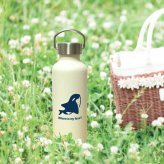 オルカ かわいい 取っ手付きマグボトル おしゃれ 290ml 保温 保冷 ステンレス マグボトル 取っ手付き 真空 断熱 二重構造 ボトル タンブラー 水筒 マイボトル オリジナル しゃち 魚 ペット 動物 アニマル