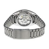 セイコー5 腕時計 メンズ 自動巻き ブラック シルバー SEIKO 5 海外モデル 逆輸入 メタルベルト 曜日 日付 シースルーバック 機械式 誕生日 プレゼント ギフト 収納ケース付き 成人 卒業 入学