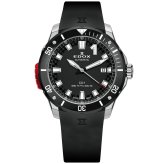 エドックス EDOX クロノオフショア1 ベゼルロック デイト オートマティック 腕時計 メンズ 自動巻き 80137-3NR-CANN CHRONOFFSHORE-1