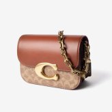 コーチ COACH IDOL BAG アイドル バッグ シグネチャー キャンバス スネークスキン ディテール CM551 ショルダーバッグ ハンドバッグ レディース バッグ