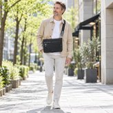 LANBINenBlue ランバンオンブルー ショルダーバッグ ドレッセ ショルダー 斜め掛け 普段使い 使いやすい シンプル メンズ ギフト プレゼント ブラック 515112