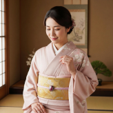 「守護と成就」東京切子帯留め　月姫　グラデーション　月守紅　～つきもりくれない～　=グラデーション=