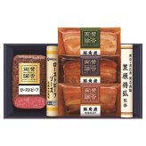 お歳暮・冬ギフト 賛否両論 ローストビーフと三種の豚角煮ギフト (WA-45) ※送料無料(北海道・沖縄・離島への配送不可)