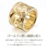 ゴールド ネックレス ハワイアンジュエリー ネックレス ゴールド イエローゴールド ネックレス スクロールチューブ Lサイズ 14k k14カットあずきチェーン太1.4mm 長さ ギフトラッピング可能 メンズ レディース プレゼント ハロウィン 【品番：CG-GP126-CH1020】