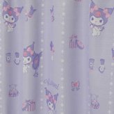 サンリオ クロミ カフェカーテン 145×45cm 目隠し 小窓用 カーテン おしゃれ かわいい キャラクター グッズ インテリア 日よけ 間仕切り 模様替え サンリオ正規ライセンス品