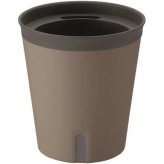 リッチェル ミエルノPlus ポット17型N ダークブラウン 48個入 まとめ買い 底面給水 植木鉢 おしゃれ 室内 観葉植物 鉢カバー 園芸用品 ガーデニング 雑貨