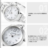 シチズン ウィッカ CITIZEN wicca ソーラー エコドライブ 腕時計 レディース スワロフスキーモデル KH9-914-15