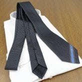 グッチ ネクタイ  GUCCI チャコールグレー/ブルー (7cm) 643945-4069 GG75 【グッチネクタイ・ブランドネクタイ・ブランドギフト・ネクタイブランド・プレゼント・バースデー】【20代・30代・40代・50代・おしゃれ・セール】