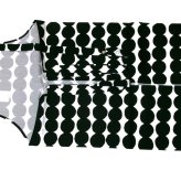 マリメッコmarimekko  エプロン 067316-190 ラシィマット　ブラック/ホワイト【キッチン　エプロン　プレゼント　贈り物　母の日　】【御結婚御祝・内祝・新築御祝・還暦御祝・御礼・寿・ギフト包装可能】