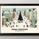 日本製 メリー クリスマス Xmas Christmas サンタクロース ビンテージイラスト A3 サイズ ポスター アート おしゃれ 絵画 インテリア 北欧 イラスト マット紙 艶消し アートパネル 額 フレーム デザイン 壁掛け ギフト 新築祝い ディスプレイ  速達 送料無料