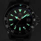 オリエント スポーツ マコ GMT 自動巻き 腕時計 ブランド メンズ ORIENT SPORTS RN-BC0002E アナログ ブルーグリーン