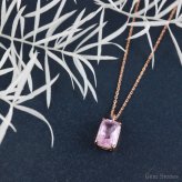  非加熱 パパラチアサフィア 1.99ct K18PG 18金 ピンクゴールド ネックレス ペンダント レディース 一粒ネックレス サファイアネックレス ジュエリー ピンク サファイア 誕生石  プレゼント Drops