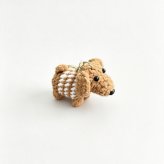 犬チャーム 毛糸 ハンドメイド風 ぬいぐるみ キーホルダー ミニわんこ バッグ飾り かわいい アクセサリー 小物 誕生日 記念日 プレゼント ギフト