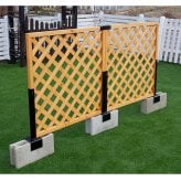 ガーデン エクステリア ラティス・フェンス固定金具 15cmブロック用 連結用1個 S-BF4515J
