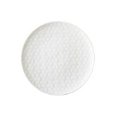 旅籠 丸皿 白 17.4cm 280g ホワイト プレート 網代 取り皿 取皿 ケーキ皿 ホームパーティー おしゃれ インスタ映え 皿 食器 白磁 陶器 日本製 美濃焼 和食器 小田陶器 食洗器対応 ギフトカード対応
