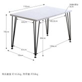 ダイニングテーブル テーブル デスク 学習机 食卓 黒脚 3本脚 奥行70 テーブル単体 韓国 インテリア コンパクト 一人暮らし 幅110 リビング キッチン カフェ PC パソコン リモート テレワーク 在宅 新生活