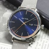ポールスミス Paul Smith 腕時計 メンズ メッシュベルト ステンレス 41mm クラシック ブランド 人気 ウォッチ ギフト プレゼント PS0070013 PS0070014